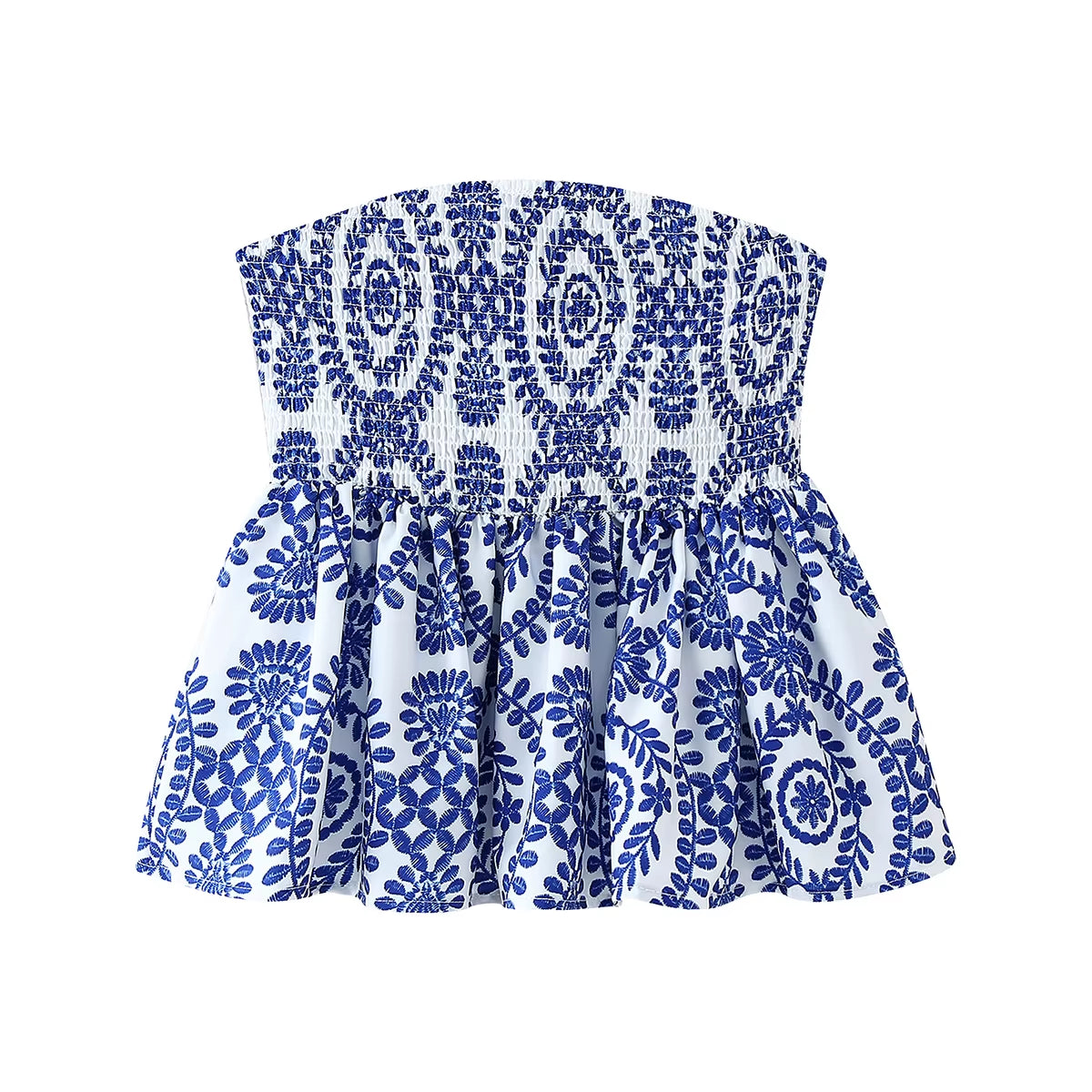 Summer Top Stylish Prints Summer Vacation Wear Women'S Strapless Camis