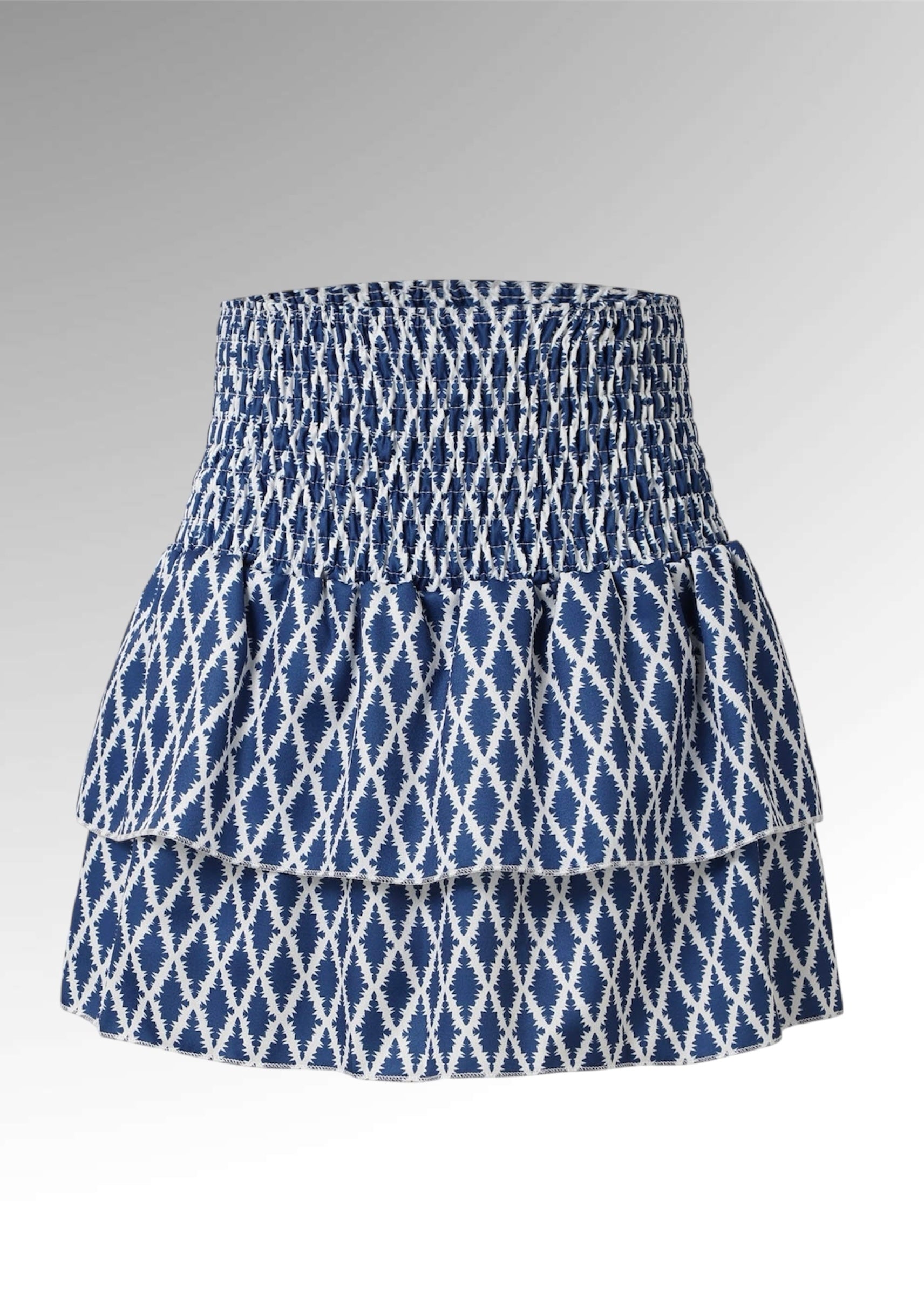 Ellen Key skirt Detailaufnahme in Blau – Vera Stockholm