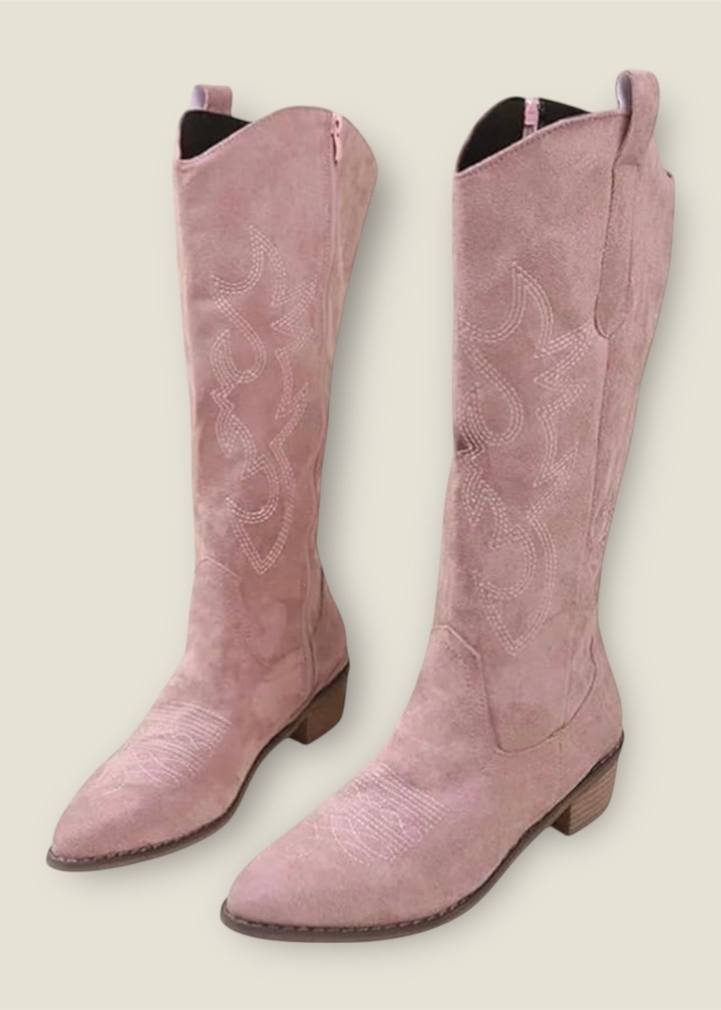 Viola Villstad Boots – Boots Damen in Rosa | Vera Stockholm