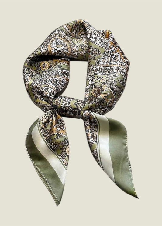 Alicia Vånga scarf – Halstuch Damen in Grün | Vera Stockholm