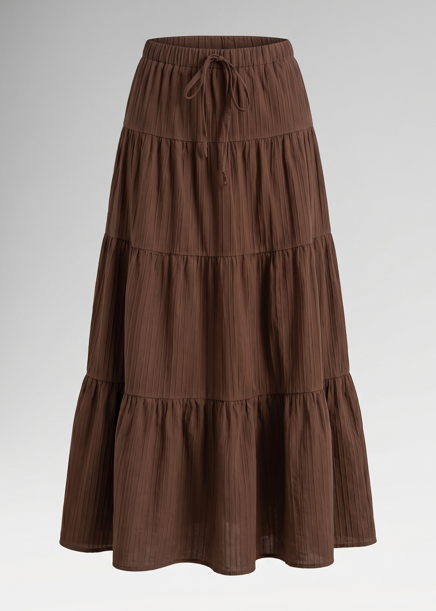 Elin Österlen Skirt Produktansicht Maxirock in Braun – Vera Stockholm