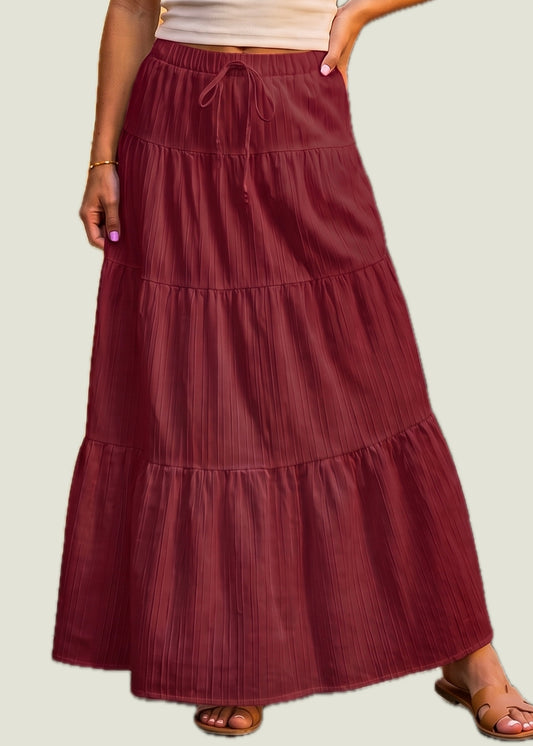 Elin Österlen Skirt – Maxirock Damen in Rot | Vera Stockholm